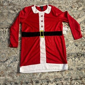 Joe Boxer Women's Christmas Holiday Dorm Sleep Pajama Shirt - Santa XL